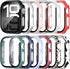 12 Pack Case with Tempered Glass Screen Protector for Apple Watch Series 10 42mm, Full Matte Leopard PC Cover