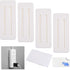 Self Adhesive Power Strip Holder 4 Pack, No Drill Extension Block Wall Mount Fixator for Home, Kitchen, Office
