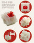 gateron Milky Red Switches for Mechanical Keyboard Silent Tactile Keyboard Switches 5 Pin Milky Yellow Linear Mechanical Switches 45gf