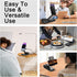 Bluetooth Speaker with Wireless Charging & Phone Stand - HD Surround Sound Speaker, Cool Gadget Gifts for Men Women Dad