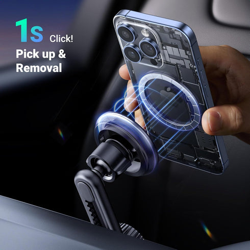 UGREEN Magnetic Phone Mount for Car, Compatible with Magsafe, Not Blocking Air Vent for iPhone 15 Pro Max