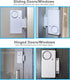 WSDCAM Wireless Door Alarm with Remote, 2 Pack, 105 dB Loud Pool Door Alarm for Kids Safety Home Security