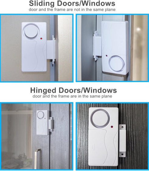WSDCAM Door Alarm, Wireless Anti-Theft Remote Control Security Alarms