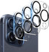 Ultra HD Tempered Glass Lens Protector for iPhone 15 Pro & Pro Max - 3 Pack, Anti-Scratch, Easy Install, Case Friendly.