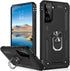 IKAZZ for Galaxy S21 Plus Case, Military Grade Shockproof Heavy Duty with Magnetic Kickstand, Black