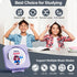 Portable CD Player with Bluetooth, Desktop CD Player with Speakers, Remote Control, LED Display, Supports CD/FM Radio