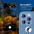 CloudValley Camera Lens Protector for iPhone 13 Pro - iPhone 13 Pro Max, 9H Tempered Glass Film, Aluminum Alloy Cover