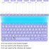 Ultra-Slim Bluetooth Keyboard, Wireless, Compatible with iPad 10th/10.2(9th/8th/7th Gen), Light Purple