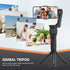 VRIG TP05 1/4" Extendable Mini Camera Tripod with Screw, Portable Desktop Tripod Selfie Stick Handle Grip Handheld