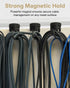 20 20mm 100 Magnetic Cable Clips Zip Tie Mount Base, Include Pcs Magnetic Wire Cable Holders with Pcs Heavy Duty Zip