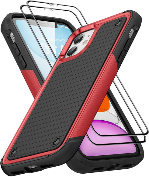 Jeylly for iPhone 11 Case 6.1 inch, Heavy Duty Protection Shockproof Dual Layer