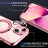 Magnetic iPhone 13 Case with Invisible Stand - Compatible with MagSafe, Shockproof Not Yellowing Clear Soft