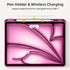 Akkerds 13 Inch (M4/M3/M2) 2026/2025/2024 13 Compatible for iPad Air Case with Pencil Holder, Trifold Stand Protective