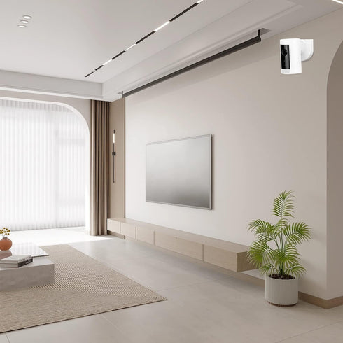 Strong Adhesive Wall Mount for Ring Indoor Cam (1st and 2nd Gen), Easy Installation, No Drilling or Screws