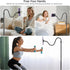Kefotic Magnetic Gooseneck Phone Holder for Bed Laying Down, Height Adjustable Bedside Floor Stand with Flexible Arm