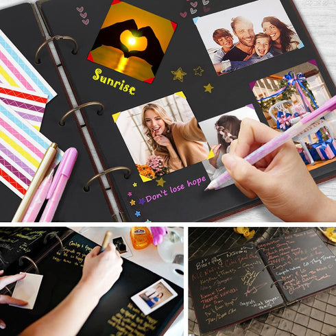 Double Sided Scrapbooking Refill Pages, 10 Sheets, 9.84x10.24" No Acid Thick Craft Paper for ALL ADVcer 10x10 inch