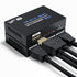 BolAAzuL 4K 1X4 1 4 2ft 3D 1080P 1 4 HDMI Splitter in Out with HDMI Cable Mirror/Duplicate Only, Powered, for Copy