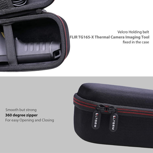 LTGEM EVA Hard Case for FLIR TG165-X Thermal Camera Imaging Tool, Travel Protective Carrying Storage Bag