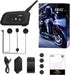 EJEAS V6 Motorcycle Bluetooth Headset, 2 Riders, 1200M Intercom Communication System with Noise Reduction