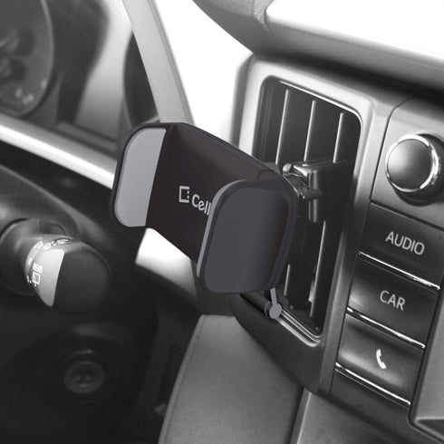 CELLET Car Cell Phone Holder Mount – Black Air Vent Phone Holder Stand with Adjustable Cradle for iPhone 13 Pro Max 12