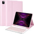 MMK Keyboard Case for iPad Pro 11 inch 4th/3rd Gen, iPad Air 5th/4th 10.9 inch & iPad Air 11 inch (M2) 2024, Pink