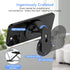 CloudValley 360 Magnetic Laptop Phone Holder, Rotating Mount Compatible with iPhone MagSafe and All Phones, MacBook, PC