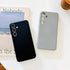 Samsung Galaxy S23 FE Case - Cute Black Liquid Silicone with Soft Anti-Scratch Microfiber Lining, TPU Protective Cover.