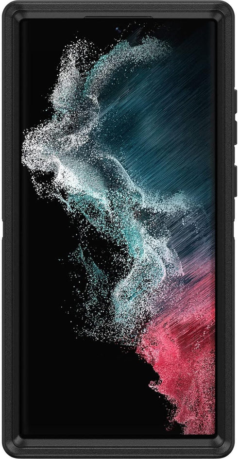 OtterBox S22 Packaging Defender Series Case for Samsung Galaxy Ultra (Only) - Holster Clip Included - Microbial Defense