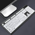Large Print Computer Keyboard, 104 Keys USB Wired for Visually Impaired Individuals, Wired Keyboard for Seniors in Low