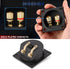 Facmogu 2PCS 2.2 Inch 2-Way Square Speaker Box Terminal Cup with Banana Plugs, Screw Type Binding Post Subwoofer Box