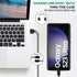 Battery Case for Galaxy S22 Ultra/S23 Ultra, 12000mAh Slim Portable Protective Fast Charging Case for Samsung
