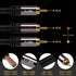 RCA Y-Adapter Splitter Cable, 75 Feet, 1 RCA Male to 2 RCA Male Stereo Audio Subwoofer Cable, 24K Gold Plated