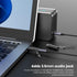 MOSWAG USB C to 3.5mm Headphone Adapter, Type C Headphone Adapter Aux Mic Audio Dongle, Hi-Res DAC Chip Compatible