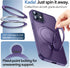 Anqrp 360 12/12 12/12 6.1", All-in-ONE Stand Case for iPhone Pro Case with Rotatable Magnetic Kickstand Ring Holder