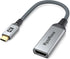 USB C to HDMI Adapter, 4K USB Type-C to HDMI Adapter for iPhone 15, MacBook Pro/Air, iPad Pro, Dell XPS, Surface