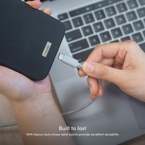 Moshi Integra USB-C to C Cable, Gray, 240W/480Mbps, 2.0M