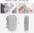 Skycase Electronic Organizer Travel Case - Waterproof Double Layers Storage Bag for Accessories, Charger, Cable, Grey