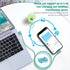 Lightning Cable iPhone Charger 10ft 3 Pack 90 Degree Long Strong Nylon Braided MFi Certified Charging Cable Compatible