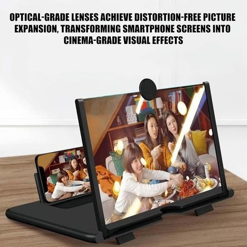 Generic 10 Inch Foldable Screen Amplifier - HD Phone Magnifier for Movies | Compact Projector Enlarger for Games