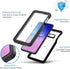 Lanhiem IP68 Waterproof Dustproof Case for Samsung Galaxy S10e, Heavy Duty Full Body Protective Clear Back Cover, Black