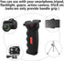 Phone Vlogging Holder, Cell Phone Camera Handle Grip Stabilizer, Ergonomic Smartphone Video Stabilizer with Cold Shoe