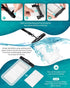 Hiearcool Waterproof Phone Pouch - 4 Pack Black & Clear, Large Dry Bag for iPhone & Travel Essentials.
