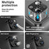 Korecase Metal Tempered Glass Camera Lens Protector for iPhone 14/14 Plus - Black, Rear Case Friendly Cover Film