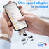EASTBULL 16GB 5 Pack USB2.0 FAT32 16 5 Pack 1 Small Flash Drives Mini USB Drive with a USB-C Adapter, Mini Thumb Drive