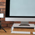 Jetec 2 Pcs Clear Acrylic Monitor Stand, Desktop Video Riser for Laptop, TV, Computer Screen, Teacher's Day Supplies