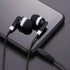 50 Pack MP3 CN-Outlet Wholesale Bulk Earbuds Headphones for iPhone, Android, Player - Black