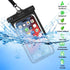 Waterproof Phone Pouch Case w/Lanyard, Cell Phone Dry Bag for iPhone and Galaxy, IPX8 Holder for Vacation Beach Swimming