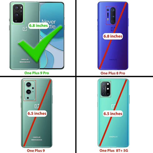 Ailiber Compatible with OnePlus 9 Pro Case with Screen Protector, Rugged Shockproof Bumper Military Grade Protective