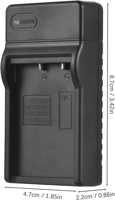 Andoer NP-120 HDR-AC3/ HDR-AC5/ HDR-AZ50/ HDR-V12/ HDR-V7 Battery Charger with LED Indicator Type-C Port & USB Cable