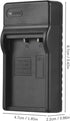 Andoer NP-120 HDR-AC3/ HDR-AC5/ HDR-AZ50/ HDR-V12/ HDR-V7 Battery Charger with LED Indicator Type-C Port & USB Cable